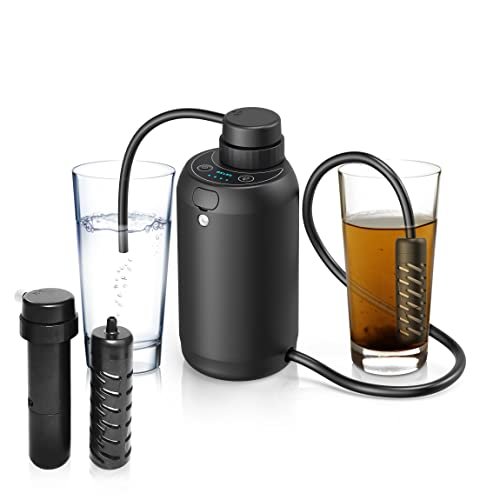 BK2000 Extra Filters Version Electric Portable Camping Water Filter Dual 0.01 Mi... - Image 2