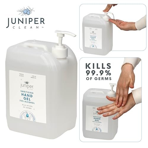 Hand Sanitizer Gel with 70% Alcohol 1.06 Gallon with Pump - Image 3