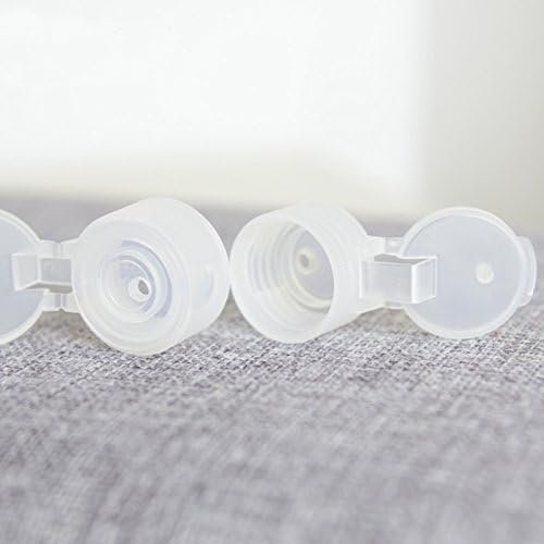 ALINK Travel Size Plastic Empty Toiletry Bottles, 30ml (1 oz) Pack of 6 Liquid C... - Image 3