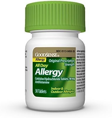GoodSense All Day Allergy, Cetirizine Hydrochloride Tablets, 10 mg, Antihistamin... - Image 7