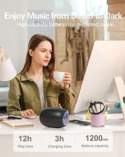 Bluetooth Speakers, A66 Wireless Speakers,5W Portable Wireless Speakers with Cle... - Image 5