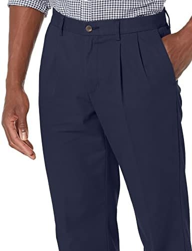 Amazon Essentials Men's Classic-Fit Wrinkle-Resistant Pleated Chino Pant (Availa... - Image 5