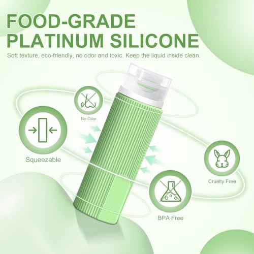 Travel Bottles for Toiletries, 3.4 oz Travel Bottles TSA Approved BPA Free Leak ... - Image 6