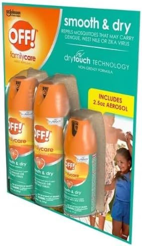 OFF! Familycare Smooth & Dry Insect Repellent Aerosol, Powder Dry Formula, Bug S... - Image 4
