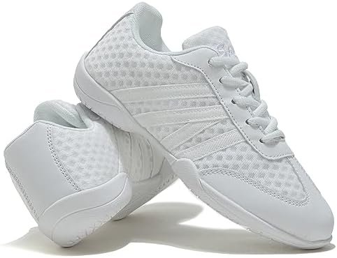 White Cheer Shoes for Girls Womens cheer shoes Youth girls Cheerleading shoes Co... - Image 8