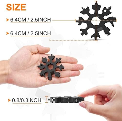 Dusor Gifts for Men, 18-in-1 Snowflake Multitool, Father's Day Gifts from Daught... - Image 4