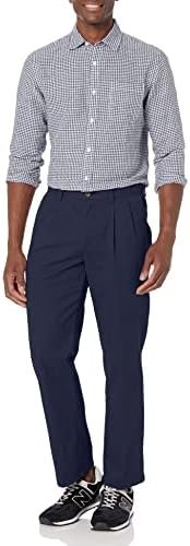 Amazon Essentials Men's Classic-Fit Wrinkle-Resistant Pleated Chino Pant (Availa... - Image 6