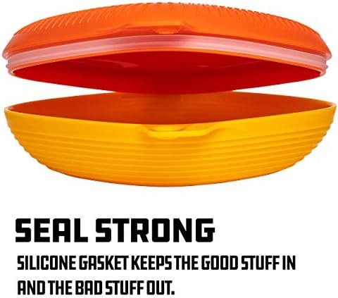 UCO 4-Piece Camping Mess Kit with Bowl, Plate and 3-in-1 Spork Utensil Set - Image 4