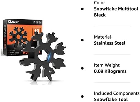 Dusor Gifts for Men, 18-in-1 Snowflake Multitool, Father's Day Gifts from Daught... - Image 9