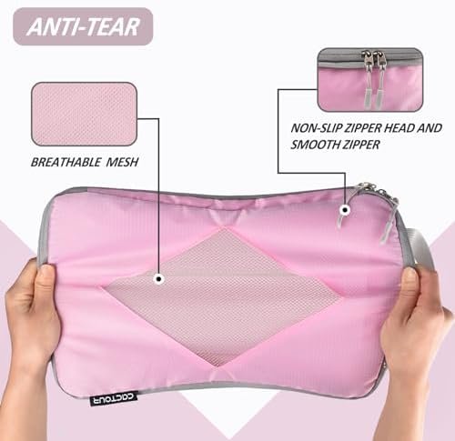 Compression Packing Cubes for Travel,Expandable Packing Cubes for Suitcases, 5 S... - Image 5