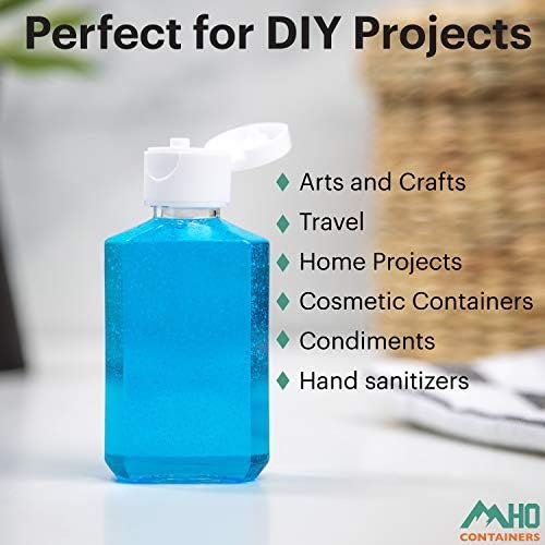 | Clear, Refillable Flip-Top Bottles | BPA/Paraben-Free, 2 fl oz (60 mL) — Set o... - Image 5