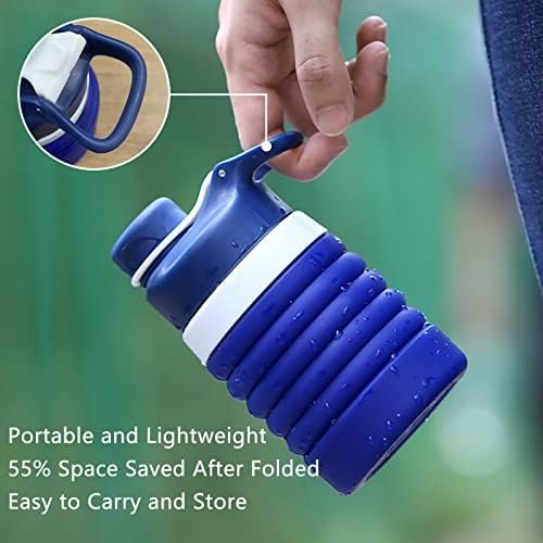 Anntrue Collapsible Water Bottle BPA Free, Food-Grade Silicone Portable Leak Pro... - Image 5