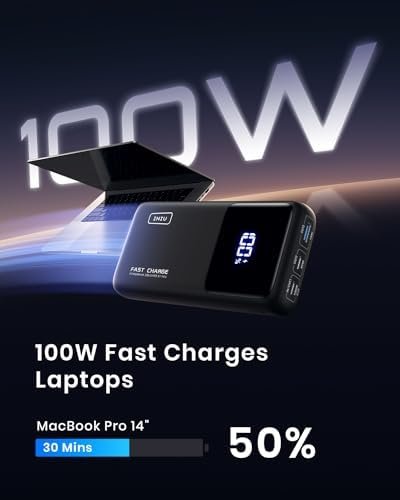 INIU Power Bank, 25000mAh 100W USB C Laptop Portable Charger, PD QC Fast Chargin... - Image 8