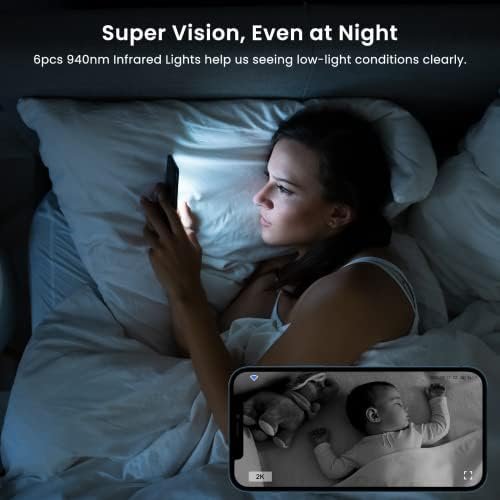 WiFi Camera 2K, Galayou Indoor Home Security Cameras for Baby/Elder/Dog/Pet Came... - Image 5
