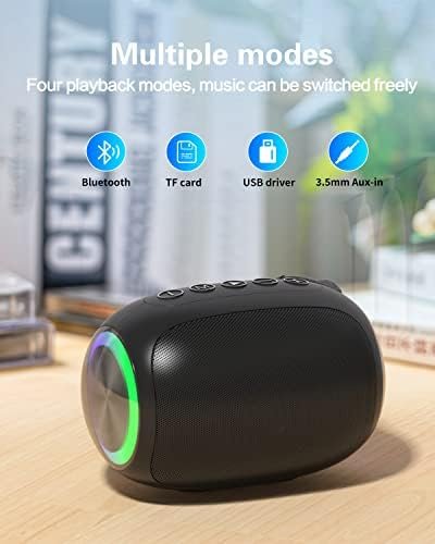 Bluetooth Speakers, A66 Wireless Speakers,5W Portable Wireless Speakers with Cle... - Image 6