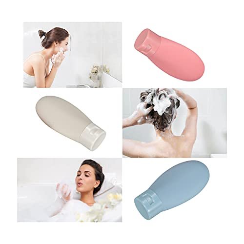 3 Pcs Travel Bottles Set,60ML Travel Bottles & Containers,Small Mini Empty Plast... - Image 4