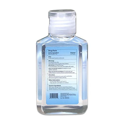 SIPA Hand Sanitizer Travel Size 2oz/ 60 ml, Flip Cap Bottle, Bulk Travel Size, S... - Image 3