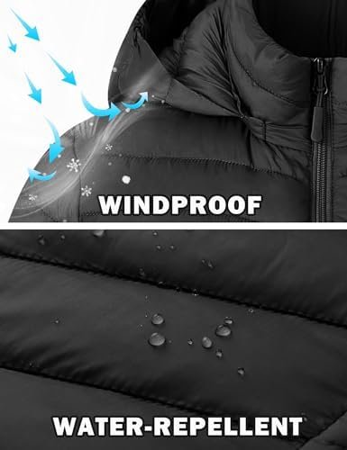 ROYAL MATRIX Women's Packable Puffer Jacket - Lightweight Winter Warm Long Quilt... - Image 5