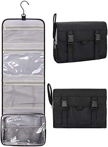 Relavel Travel Hanging Toiletry Bag for Men Women Travel Kit Shaving Bag Waterpr... - Image 2