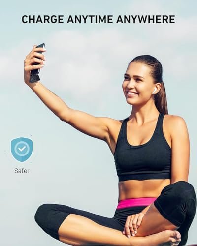 Mini Portable Charger for iPhone with Built in Cable, 4,800mAh Small Power Bank ... - Image 8