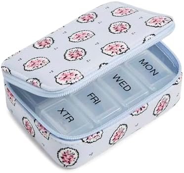 Vera Bradley Cotton Travel Pill Organizer, Magnifique Leaf - Image 2