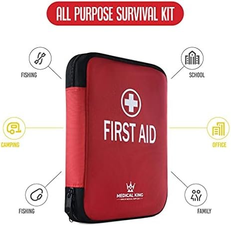 First aid kit 360 pcs, All-Purpose First aid Supplies - College Dorm Essentials ... - Image 6