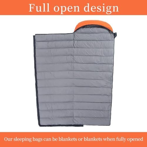 Down Sleeping Bag for Adults 600 Fill Power Down Sleeping Bag Cold Weather Ultra... - Image 7
