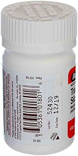 Rugby Travel Sickness Chewables 25 mg Per Bottle, 100 Count - Image 3