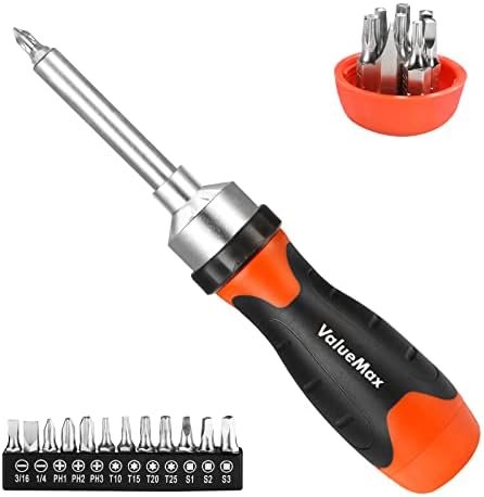 ValueMax 13-in-1 Multi-bit Ratcheting Screwdriver Set Tool All in One, Portable ... - Image 10