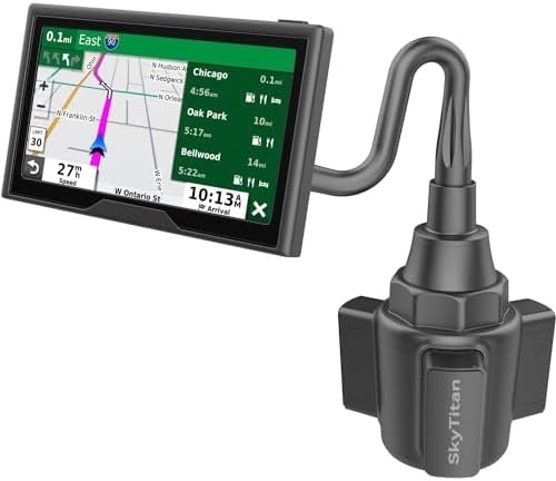 for Garmin GPS Car Mount Cup Holder Replacement 17mm Ball Mount with Adjustable ... - Image 10