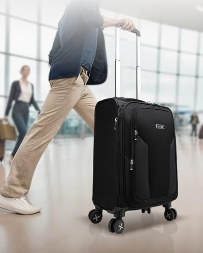 LUGGEX Carry On Luggage - Lightweight Luggage Soft Sided - Expandable Suitcases ... - Image 5