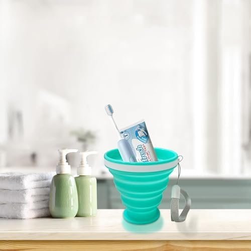 Collapsible Water Bottles 500 ml 2 pack with silicone collapsible cup 200 ml 2 p... - Image 6