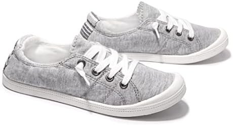 Women's Slip On Canvas Sneaker Low Top Casual Walking Shoes Classic Comfort Flat... - Image 7