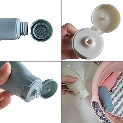 3 Pcs Travel Bottles Set,60ML Travel Bottles & Containers,Small Mini Empty Plast... - Image 5