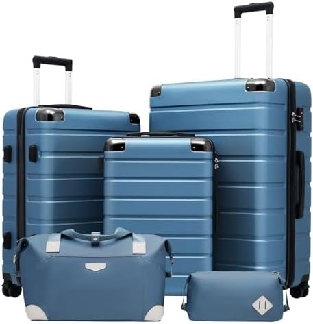 Coolife Luggage Set Suitcase 3 Piece Luggage Set Carry On Travel Luggage TSA Loc... - Image 2