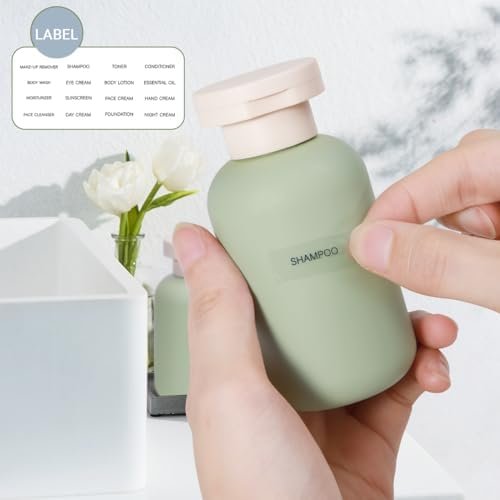 3.4 oz Travel Bottles for Toiletries, Leak Proof Squeeze Bottles Refillable, Pla... - Image 4