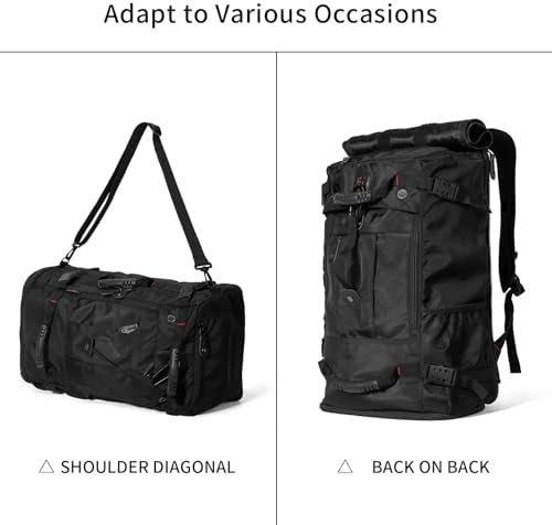 Travel Backpack Carry On Backpack Durable Convertible Duffle Bag Fit for 15.6 In... - Image 10