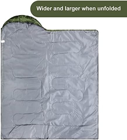 Tudomro 2 Pcs Camping Sleeping Bag for Adults, Lightweight Packable Waterproof C... - Image 5