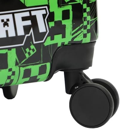 Bioworld Minecraft Creeper 20” Carry-On Luggage With Wheels And Retractable Hand... - Image 8