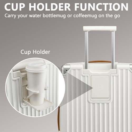 Joyway Carry On Luggage, Expandable Suitcase with Smart Luggage Cup Holder and U... - Image 6