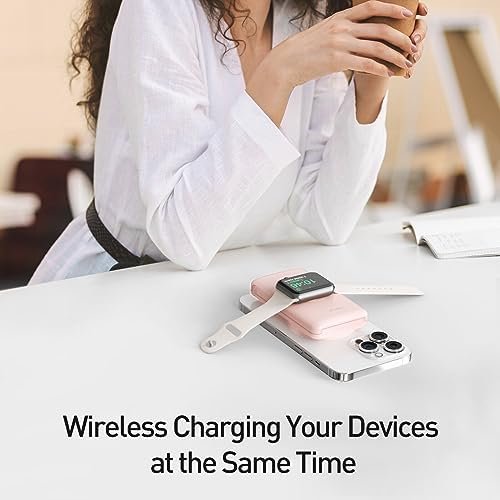 iWALK MAG-X Magnetic Wireless Power Bank with iWatch Charger,10000mAh PD Fast Ch... - Image 3
