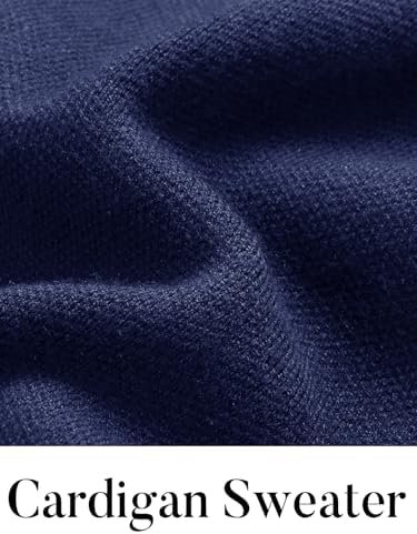 MEROKEETY Women's 2024 Fall Long Sleeve Cardigan Button Lapel Casual Open Front ... - Image 7