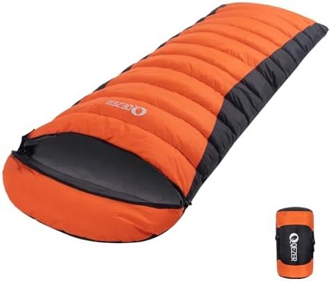 Down Sleeping Bag for Adults 600 Fill Power Down Sleeping Bag Cold Weather Ultra... - Image 2