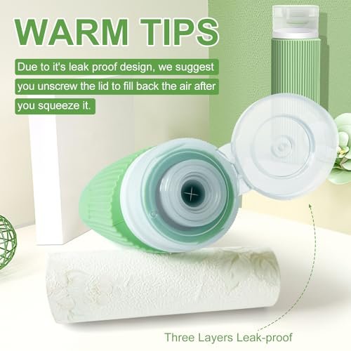Travel Bottles for Toiletries, 3.4 oz Travel Bottles TSA Approved BPA Free Leak ... - Image 3
