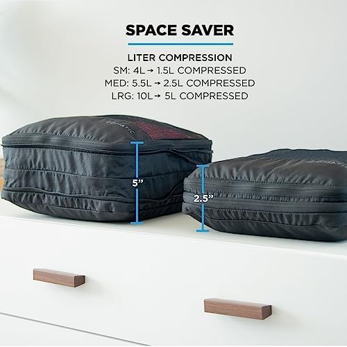 NOMATIC Packing Cubes - Light Packing Cubes for Travel - Black Travel Bag Organi... - Image 5