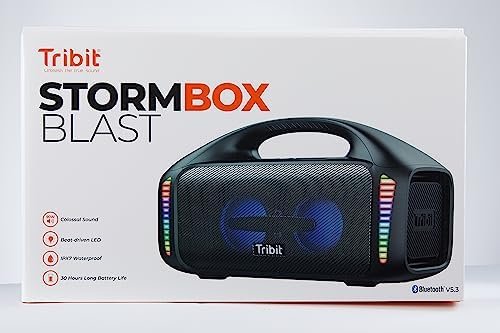 Tribit StormBox Blast Portable Speaker: 90W Loud Stereo Sound with XBass, IPX7 W... - Image 9