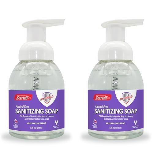 Sanitizing Soap – 8.25 oz (2-pack) Alcohol-Free, Formulated with Zetrisil. FDA R... - Image 2