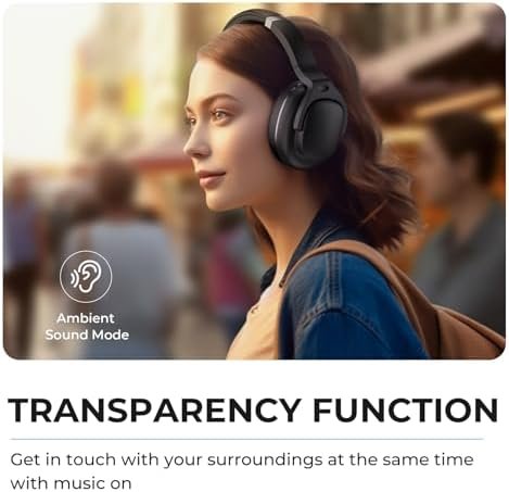 Hybrid Active Noise Cancelling Headphones Bluetooth Headphones Wireless Headphon... - Image 4