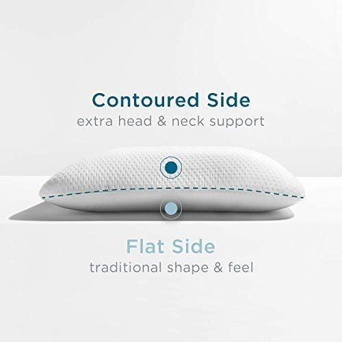 Tempur-Pedic Memory Foam Symphony Pillow Luxury Soft Feel, Standard, White - Image 4
