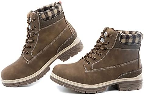 COTTIMO Hiking Work Boots for Women Waterproof - Winter Snow Casual Non Slip Com... - Image 9